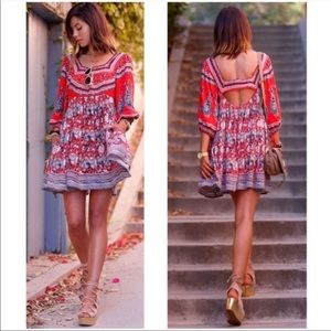 Free people red dress